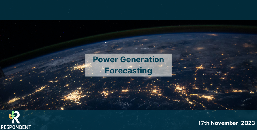 Power Generation Forecasting – What is it, how does it work, and what part will it play in RESPONDENT?