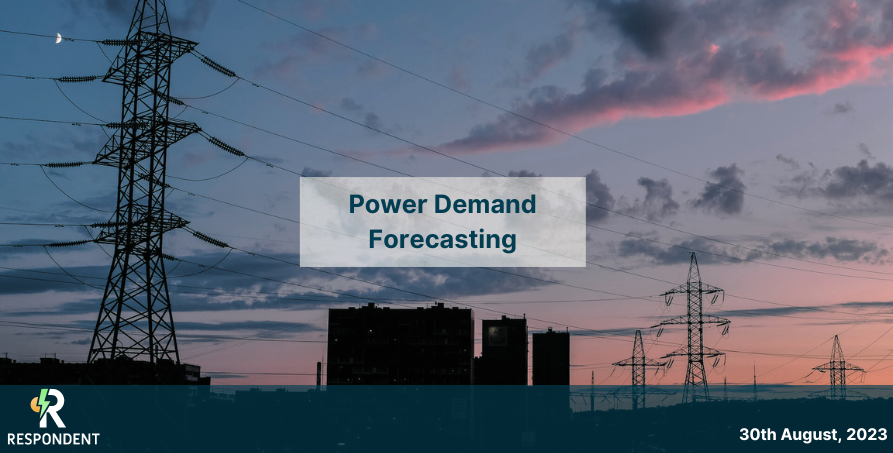 Power Demand Forecasting - What is it, how does it work, and what role will it play in RESPONDENT?